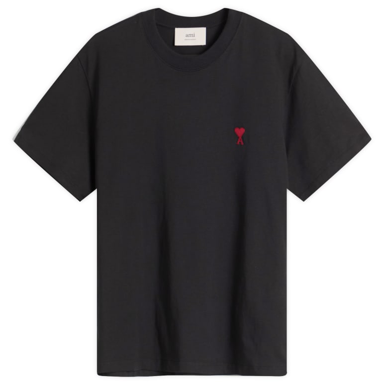 Классическая футболка AMI Paris Small Red ADC