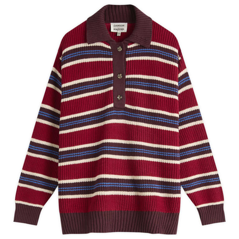Damson Madder Ilona Striped Rugby Jumper