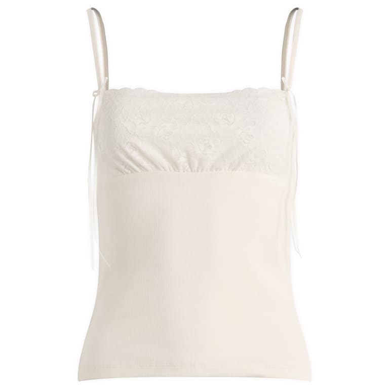 Кружевная майка из меренги с фруктовой попой