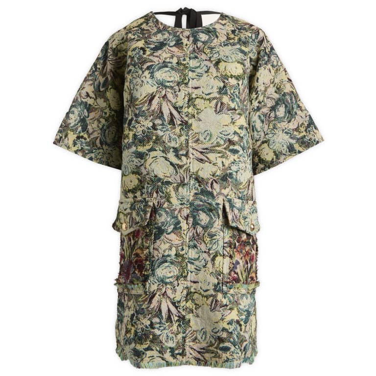 Мини-платье-кимоно свободного покроя от GANNI