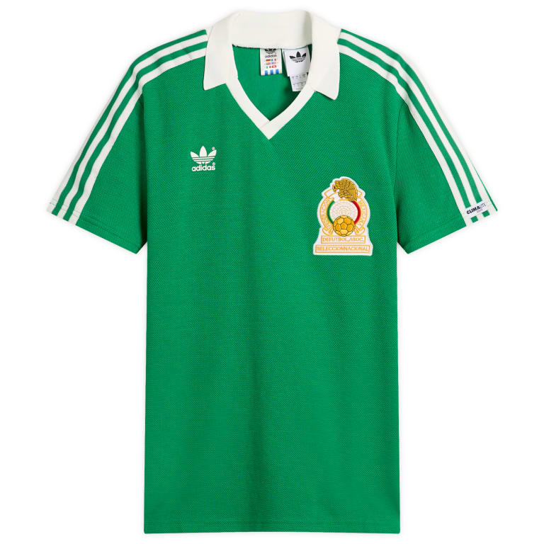 Домашний трикотажный топ Adidas Mexico 1986 года выпуска