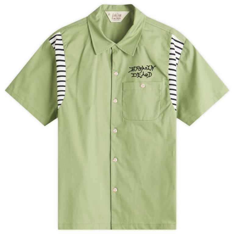 Brain Dead Cobra Flocked Bowling Shirt 35790₽