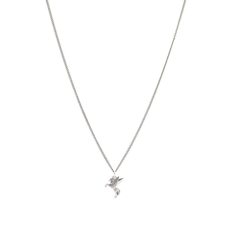 Колье из джинсовой ткани Сержа с изображением Пегаса