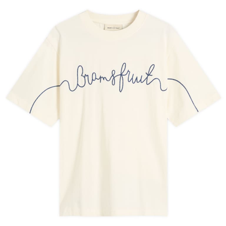 Футболка с вышивкой цепочкой из фруктового садового шланга Брэма