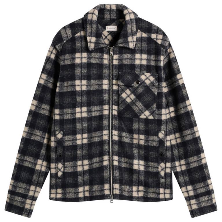 Moncler Zip Check Overshirt