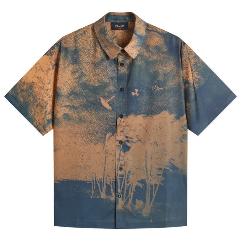 Дешевая рубашка с коротким рукавом для выходного дня