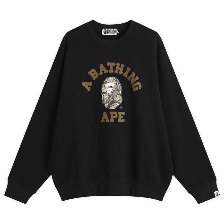Камуфляжная толстовка колледжа Bathing Ape Tree Edge