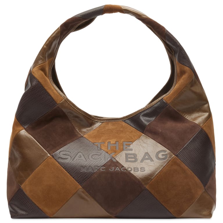 Замшевый лоскутный мешок Marc Jacobs