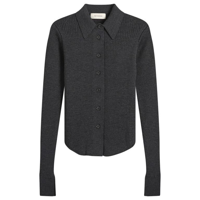 Трикотажная рубашка в рубчик mfpen