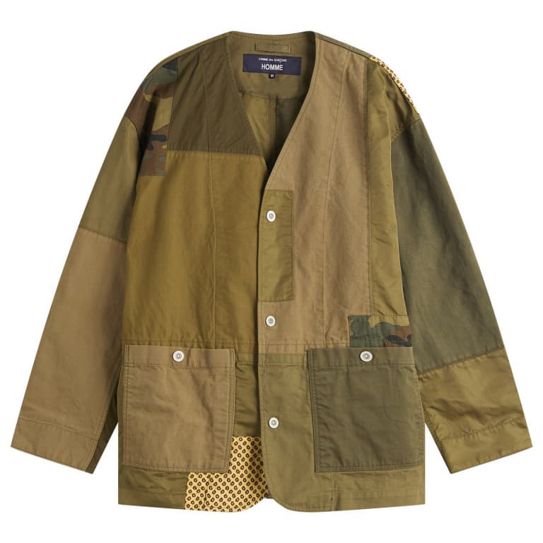 Куртка из многослойной ткани с обработкой Comme des Garçons Homme Garment