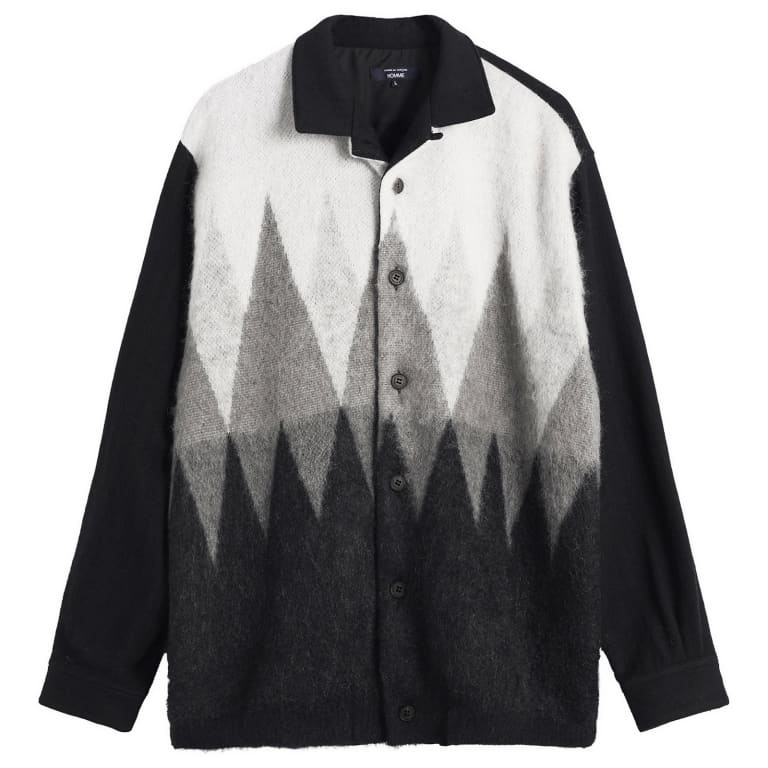 Мужское поло Comme des Garçons из трикотажа с бриллиантами