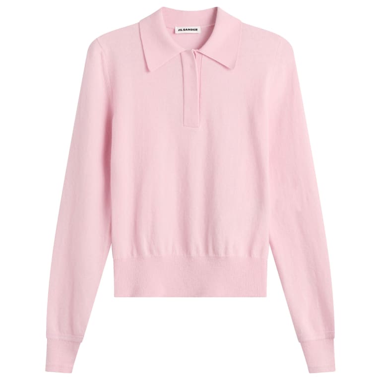 Вязаный топ-поло от Jil Sander