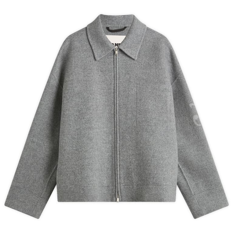 Двусторонняя шерстяная куртка на молнии от Jil Sander