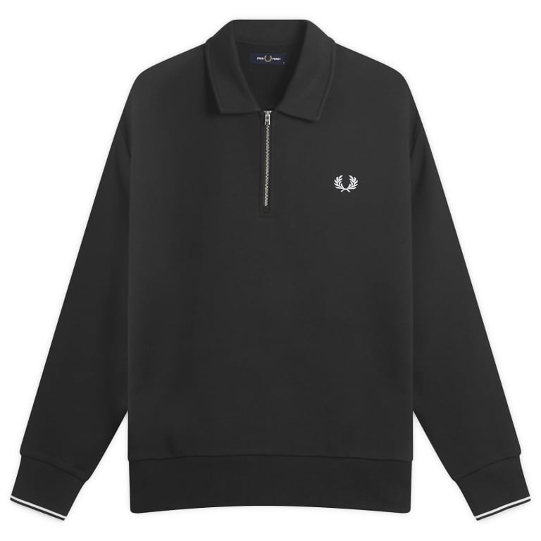 Толстовка с воротником-стойкой наполовину на молнии от Fred Perry