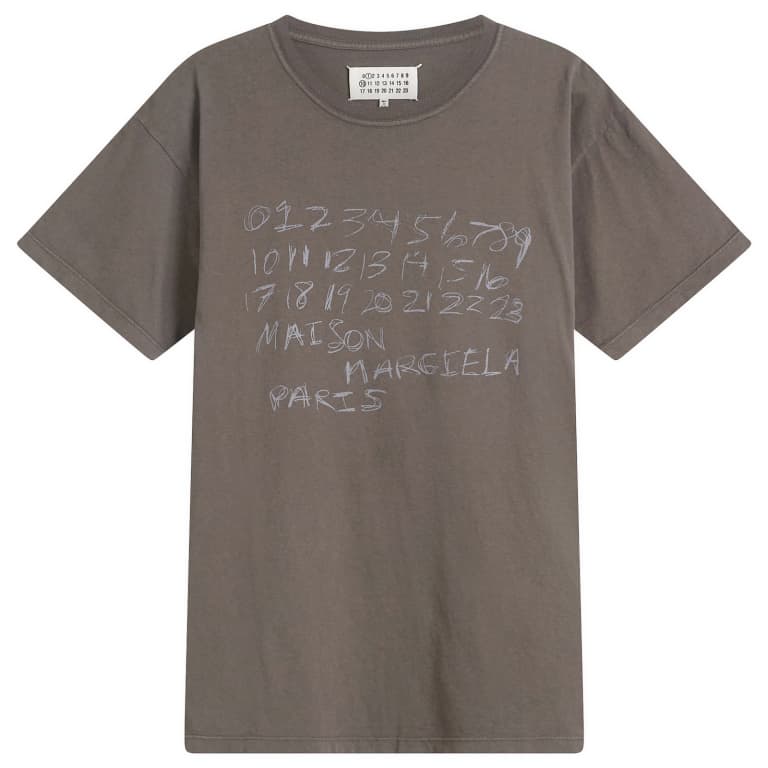 Футболка с номером Maison Margiela Margiela