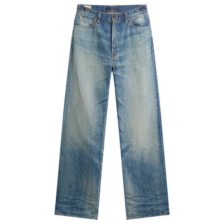 Джинсы Natsu Kin от Mastercraft Union Showa в расслабленном стиле