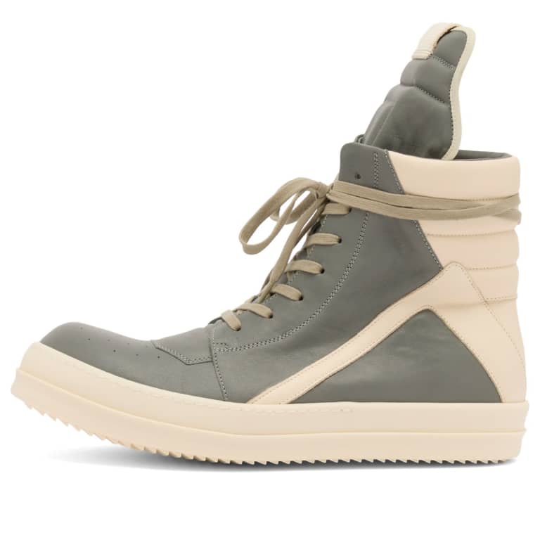 Кожаные кроссовки Rick Owens Geobasket из кожи Рика Оуэнса