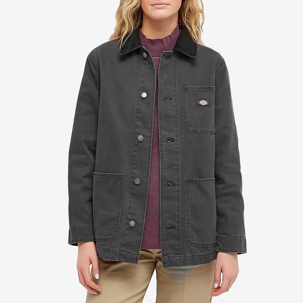 Dickies Duck Canvas Chore Coat Stonewashed Black END. (Global)