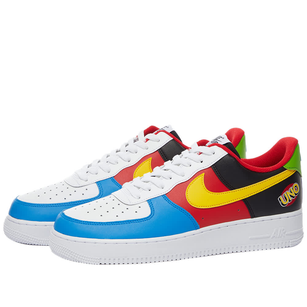 air force 1 red yellow green