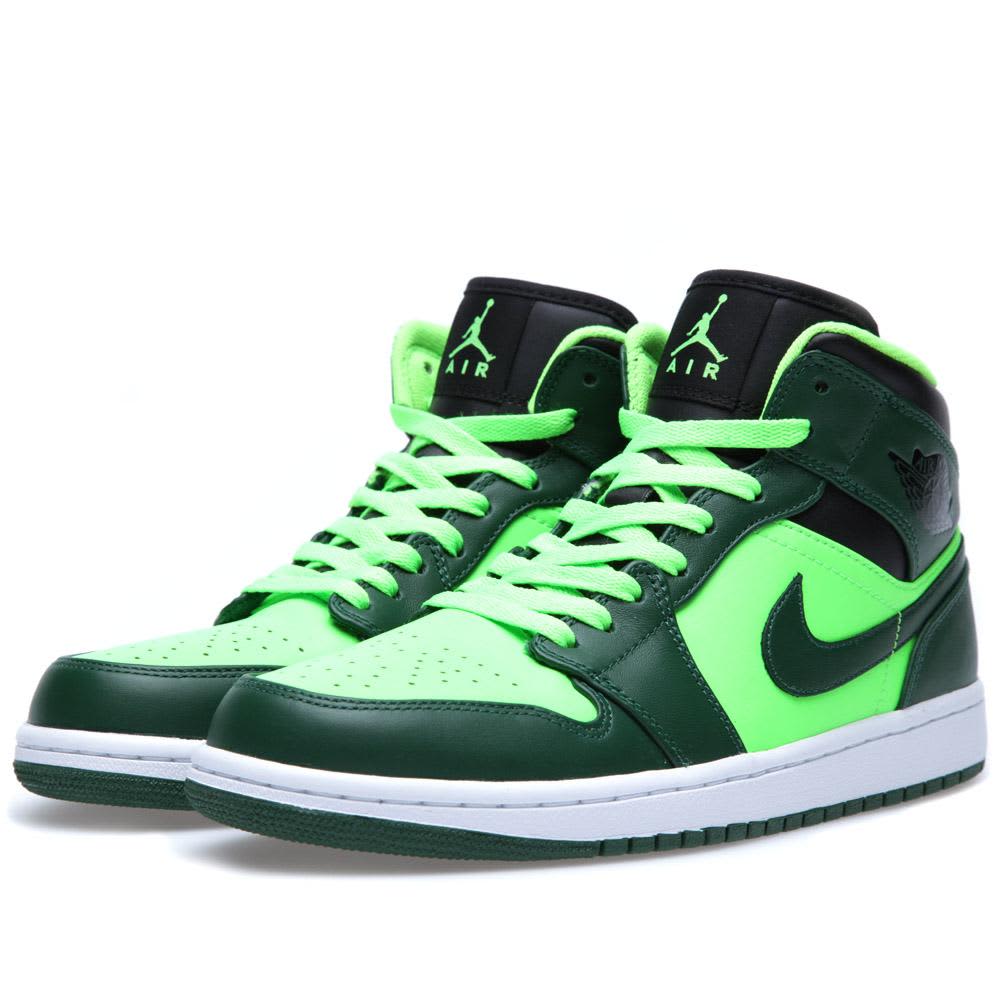 Nike Air Jordan I Mid 'Oregon' Green & Black END. (US) Nike Air Jordan I Mid 'Oregon' Green & Black END. (US)