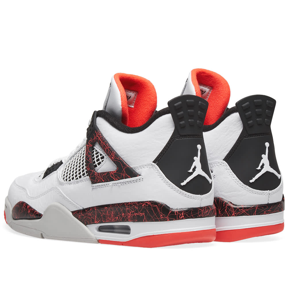 jordan 4 orange and black