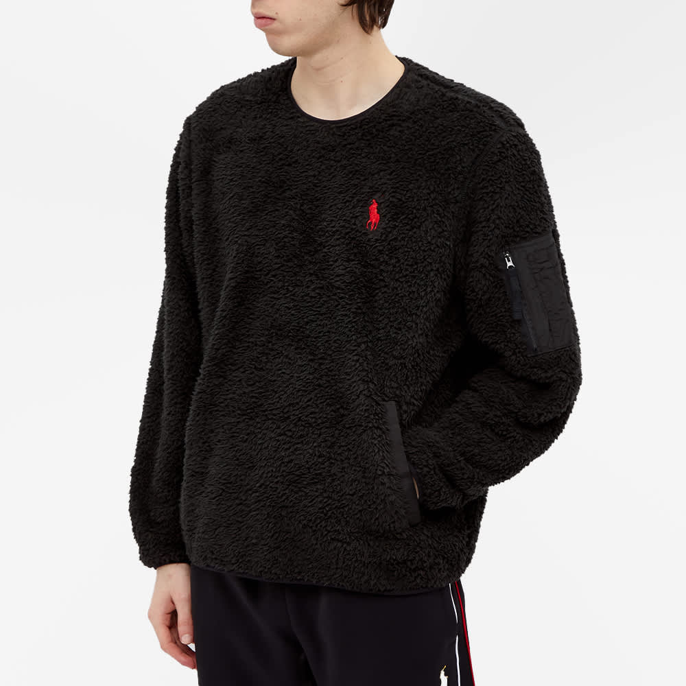 polo sherpa pullover
