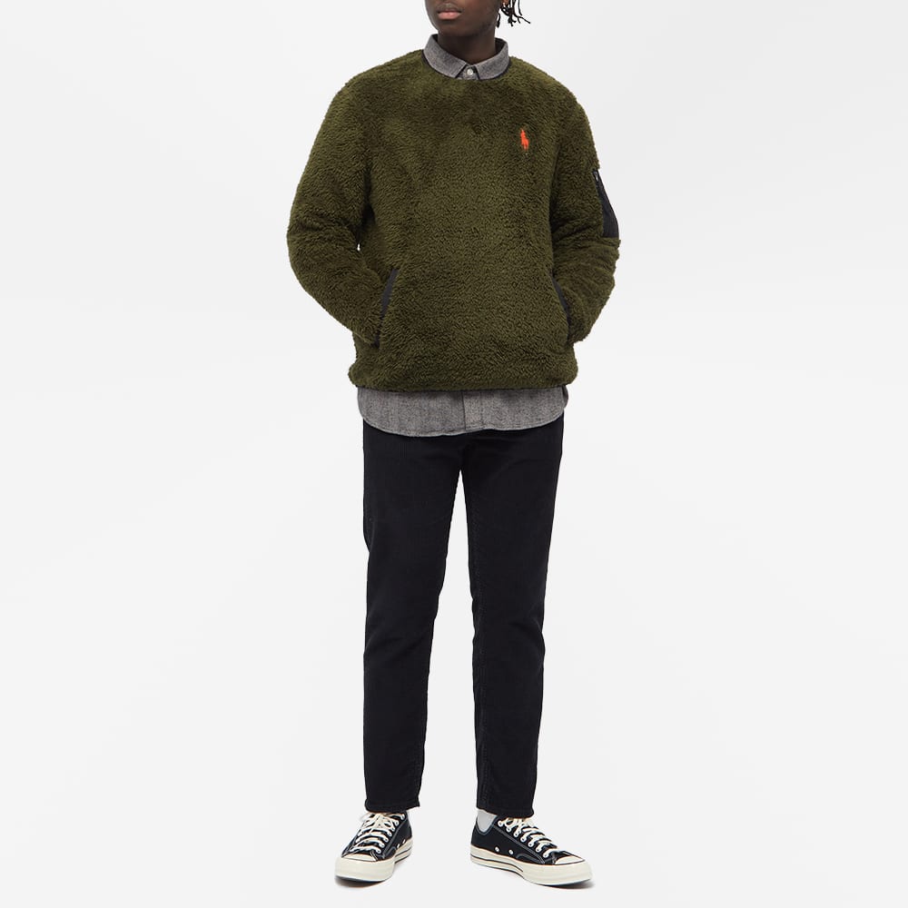 polo sherpa pullover