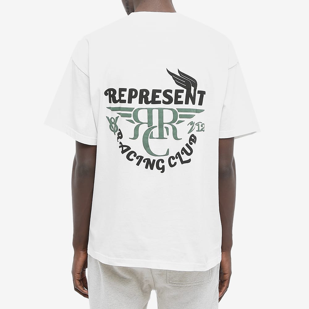 Represent Racing Club Tee Flat White END.
