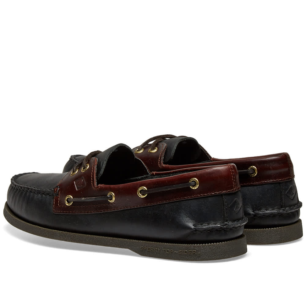 sperry top sider black amaretto