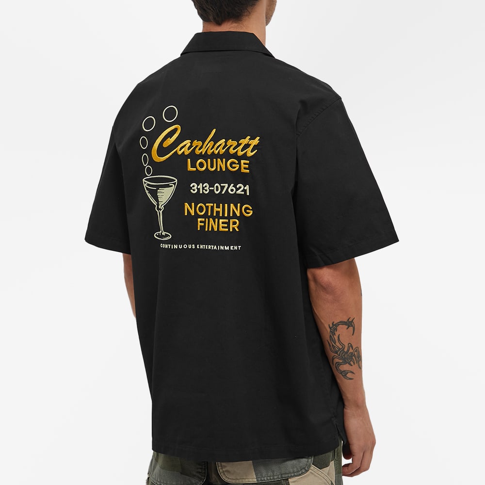 Carhartt WIP Short Sleeve Carhartt Lounge Shirt Black END. (JP)