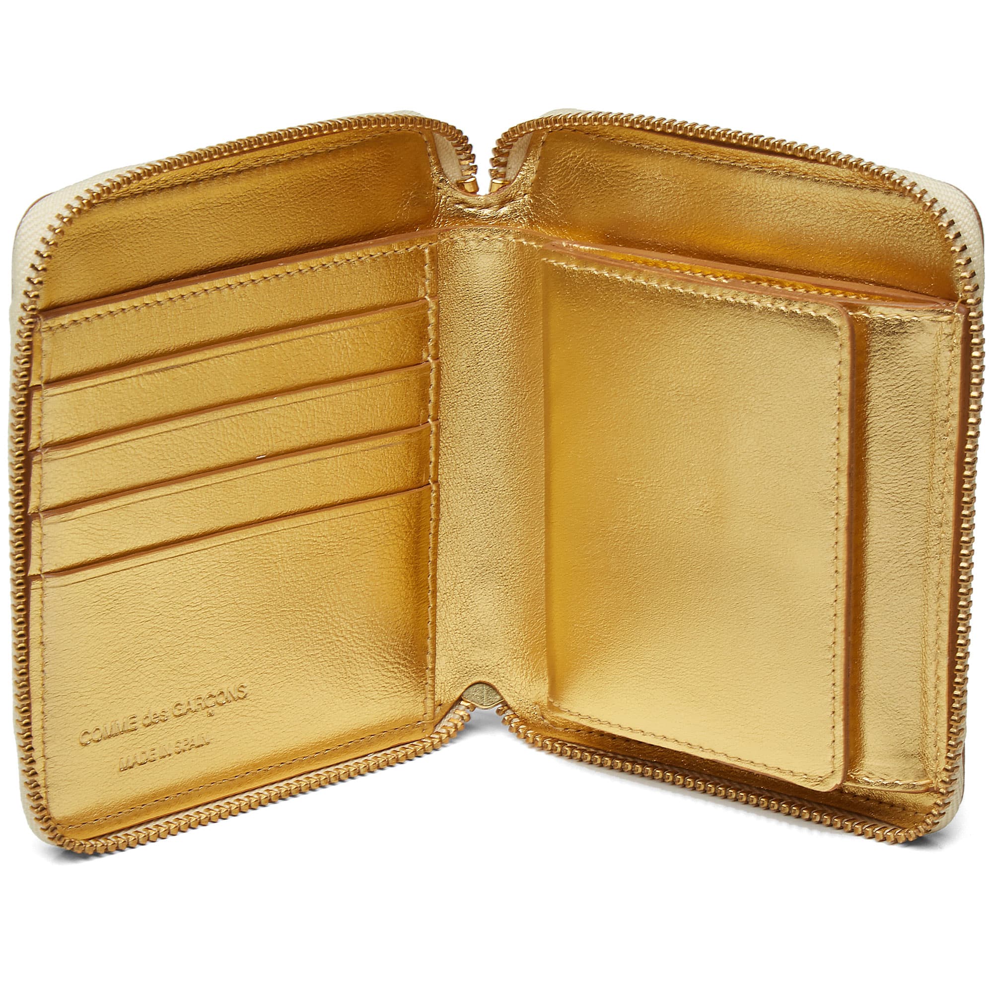 Comme des Garcons SA2100G Gold Wallet Gold END.