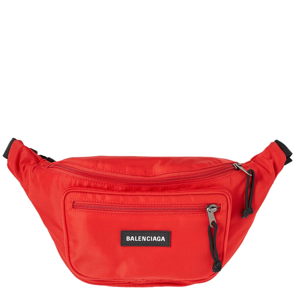 Red balenciaga fanny pack clearance