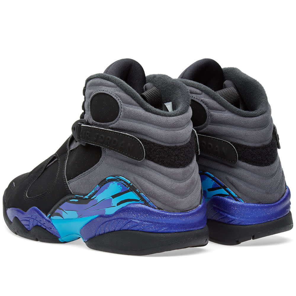 jordan 8 black aqua