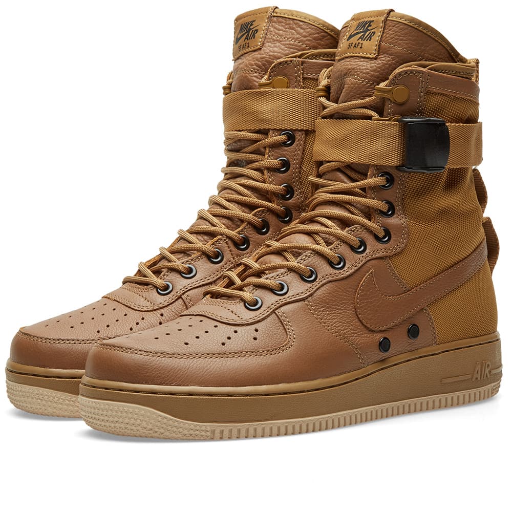 nike sf air force 1 golden beige