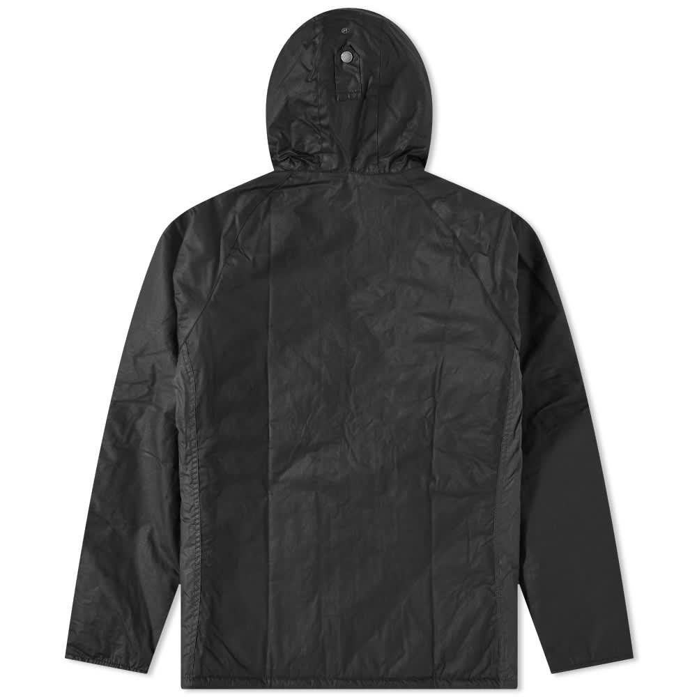 barbour beacon hooded bedale quilted jacket black