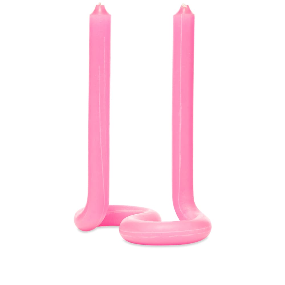 Lex Pott Twist Candle - Pink