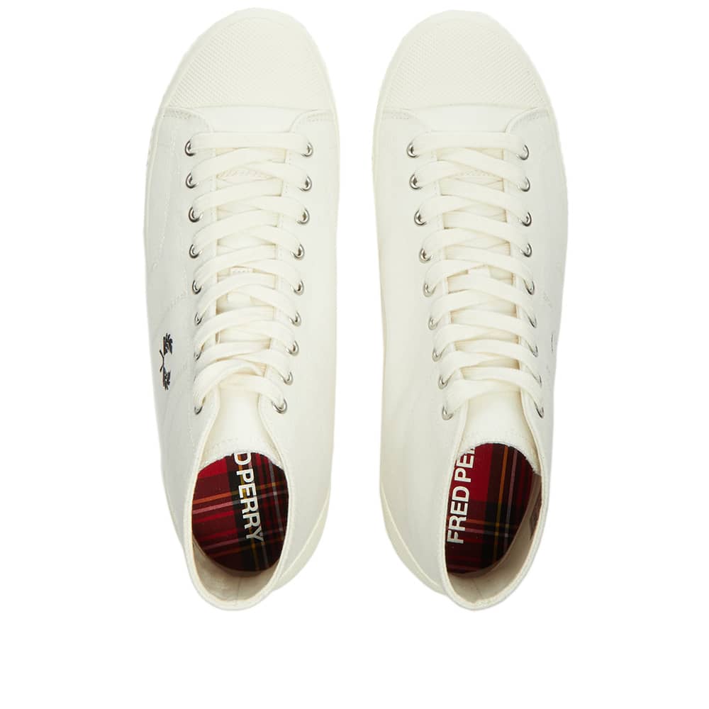 fred perry white canvas shoes