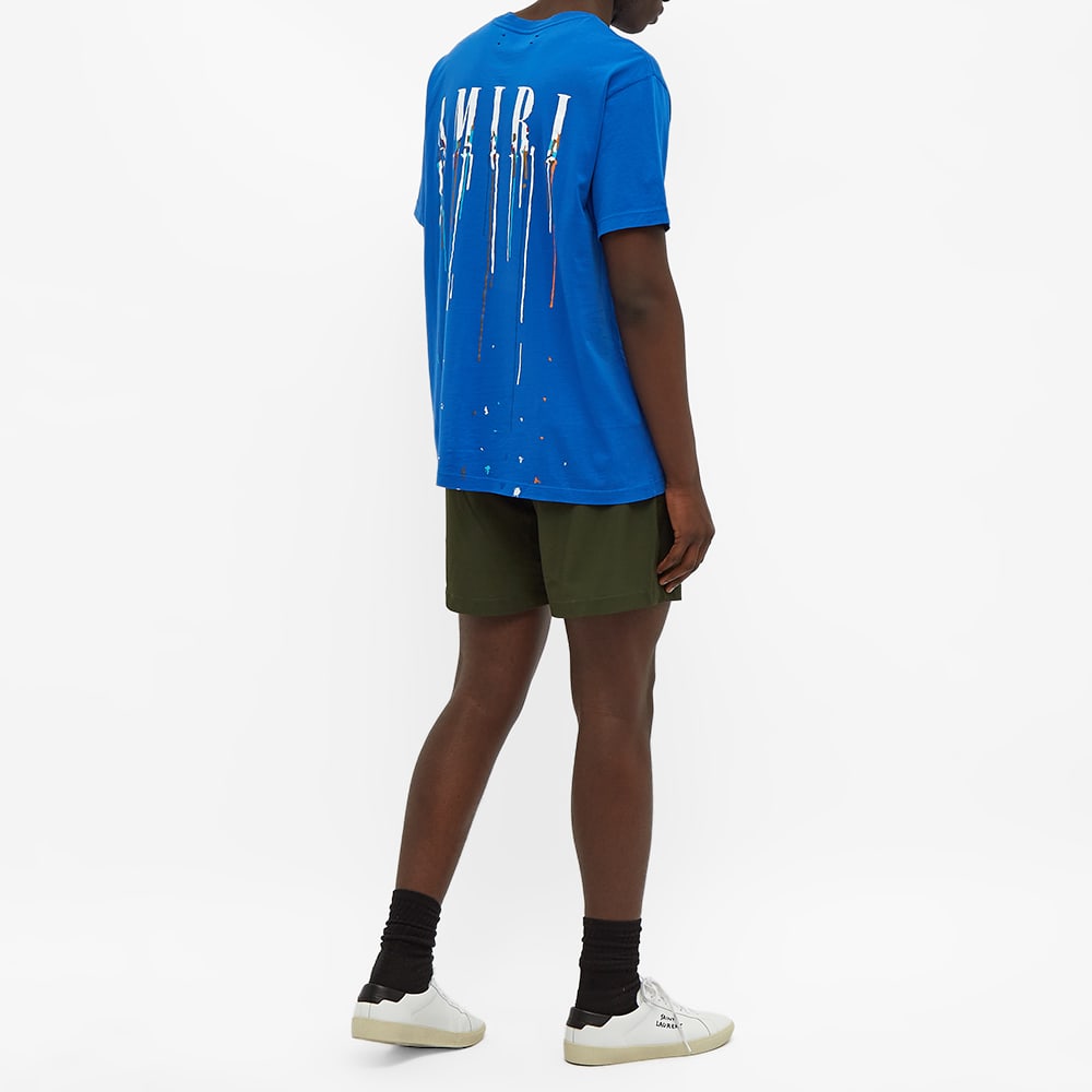 AMIRI Paint Drip Core Logo Tee Blue END.
