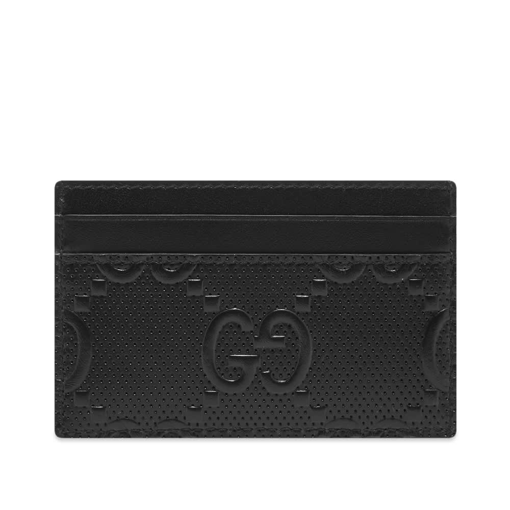 Gucci GG Embossed Card Holder Black END. (US)