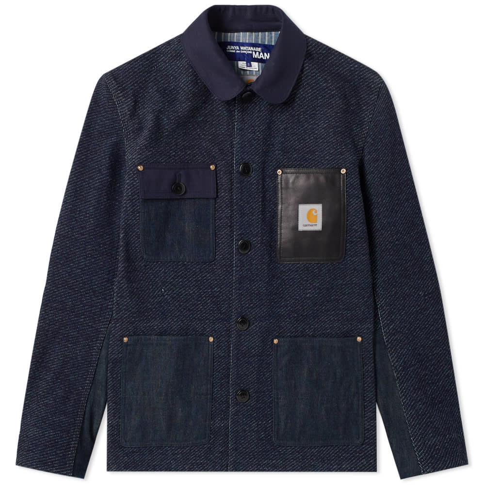 Junya Watanabe MAN x Carhartt Denim Work Jacket Indigo END.