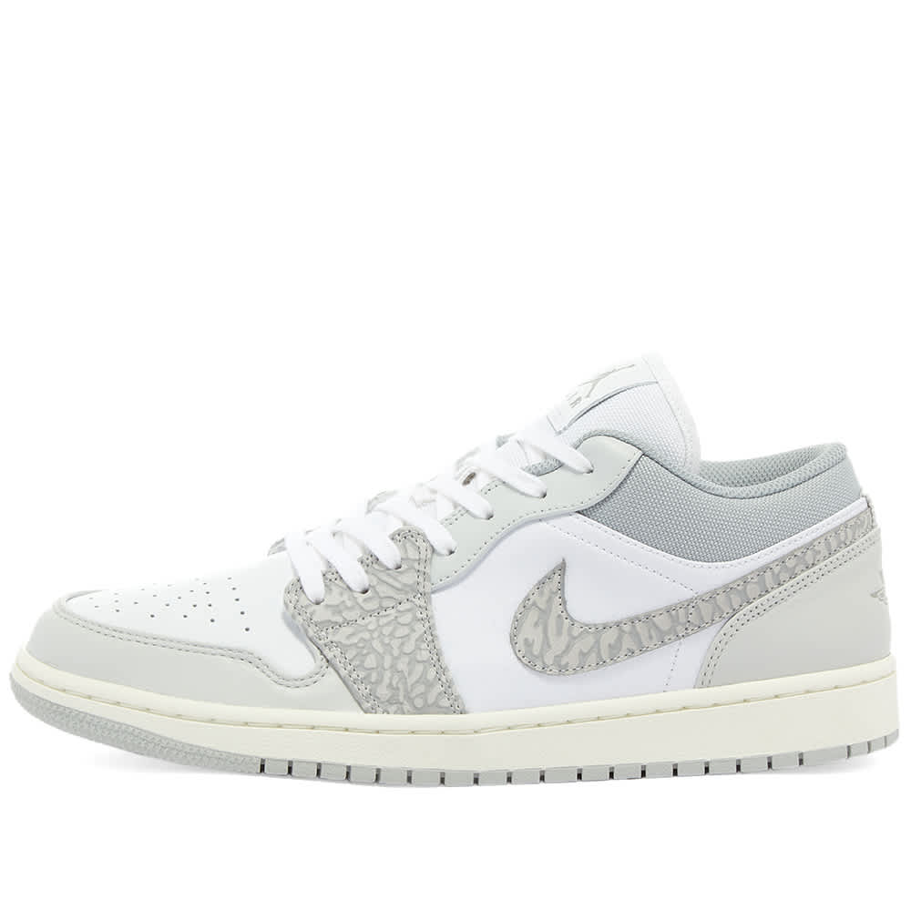 Air Jordan 1 Low PRM White, Grey & Sail | END. (AU)