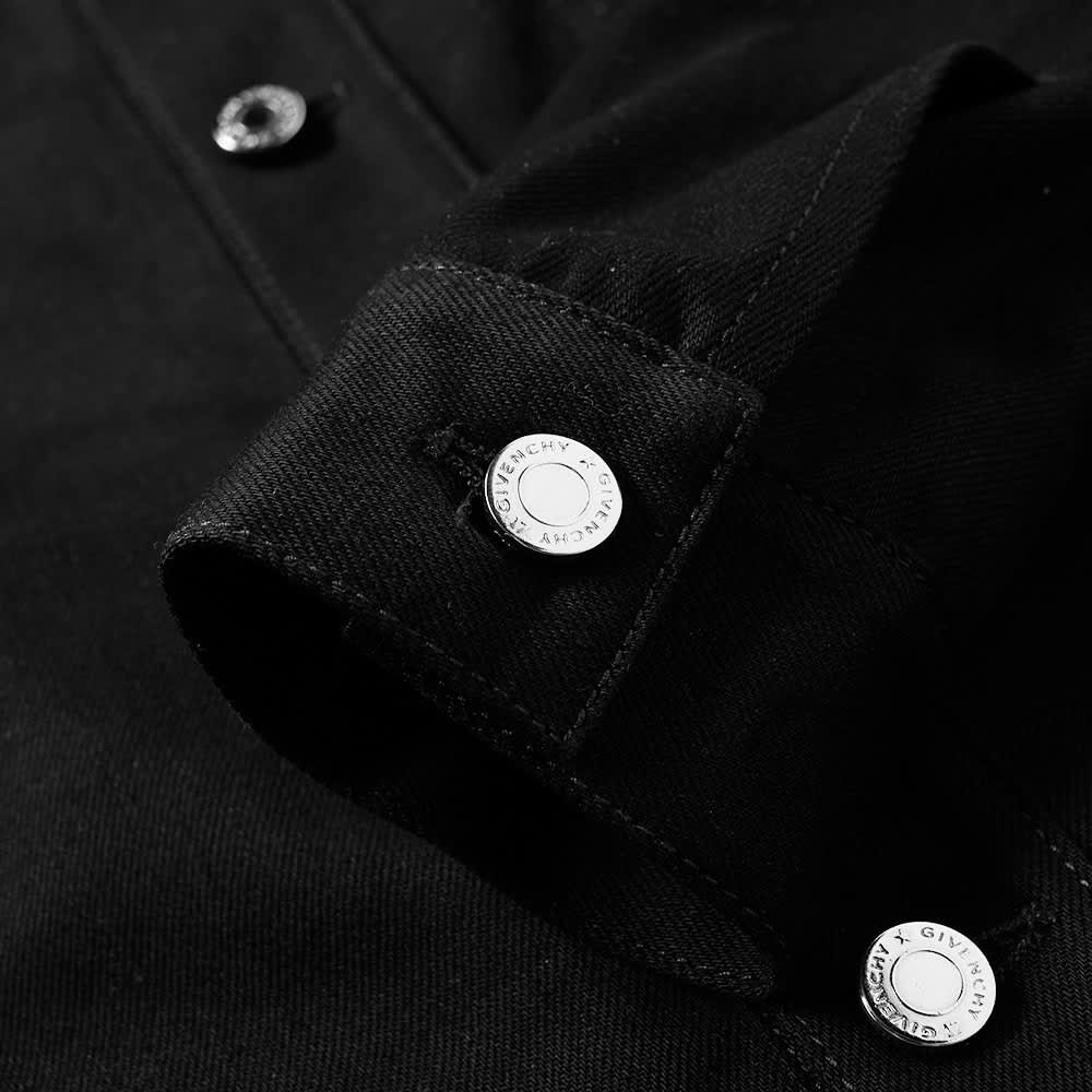 Givenchy black denim jacket clearance