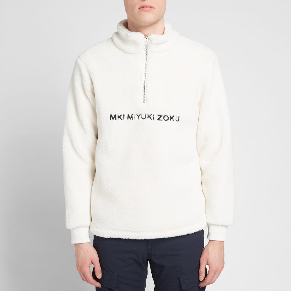 Mki sherpa quarter zip lilac Clearance