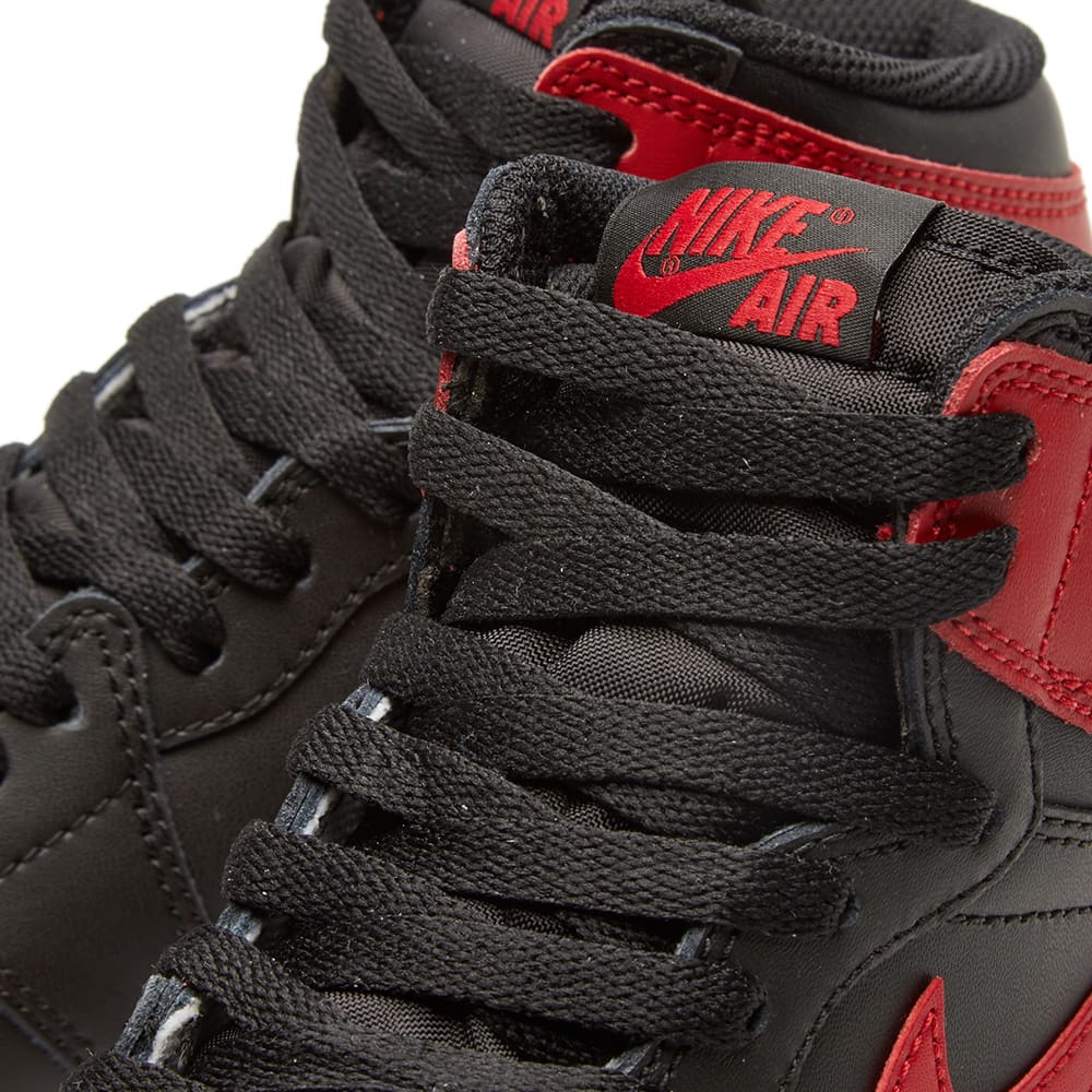 jordan 1 retro high og red and black