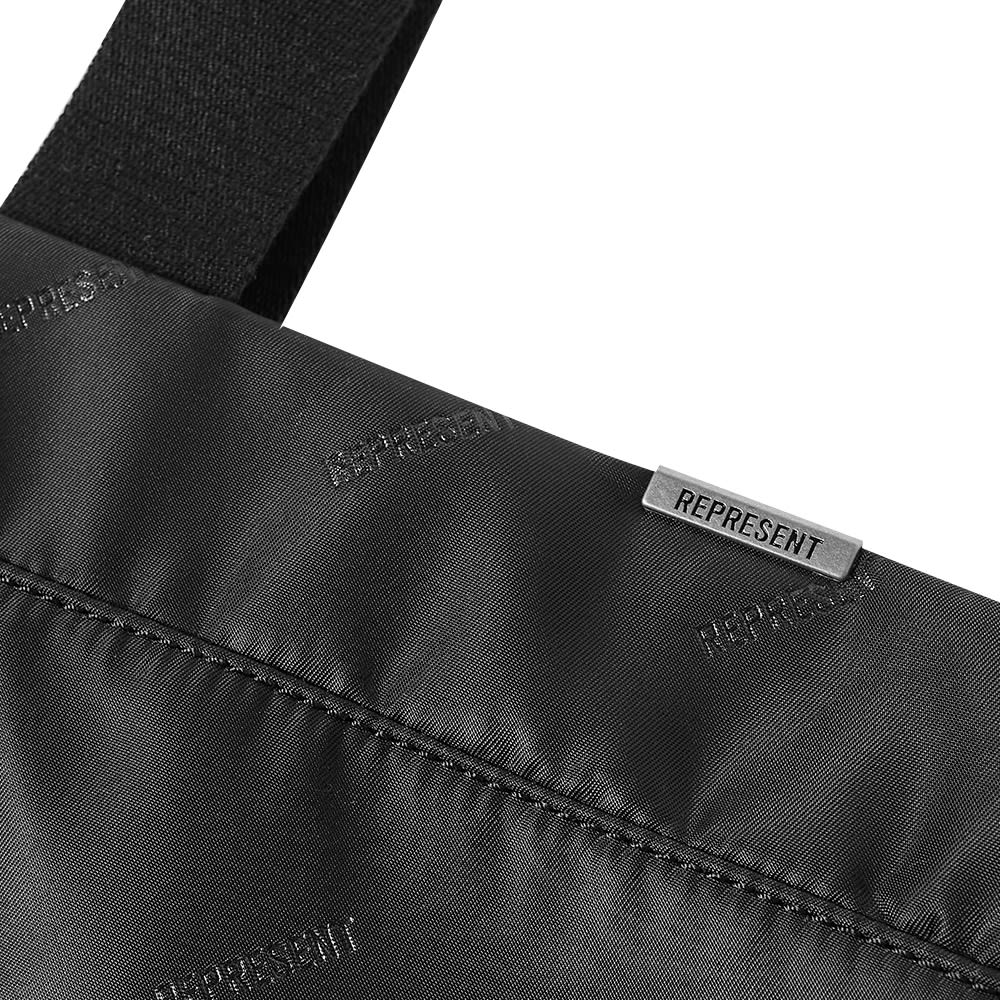 Represent Jaquard Nylon Tote Bag Black END. (Global)