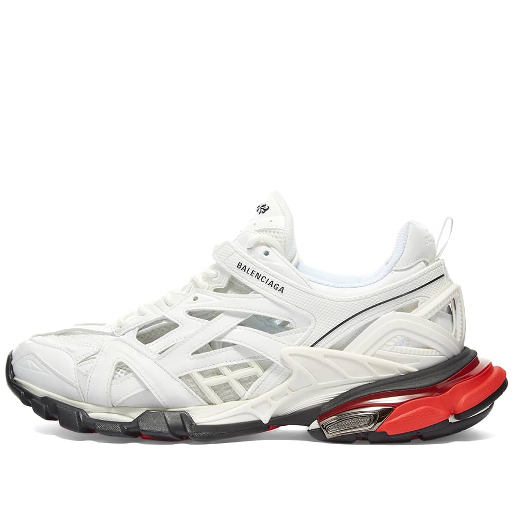 Balenciaga track 2 white red clearance