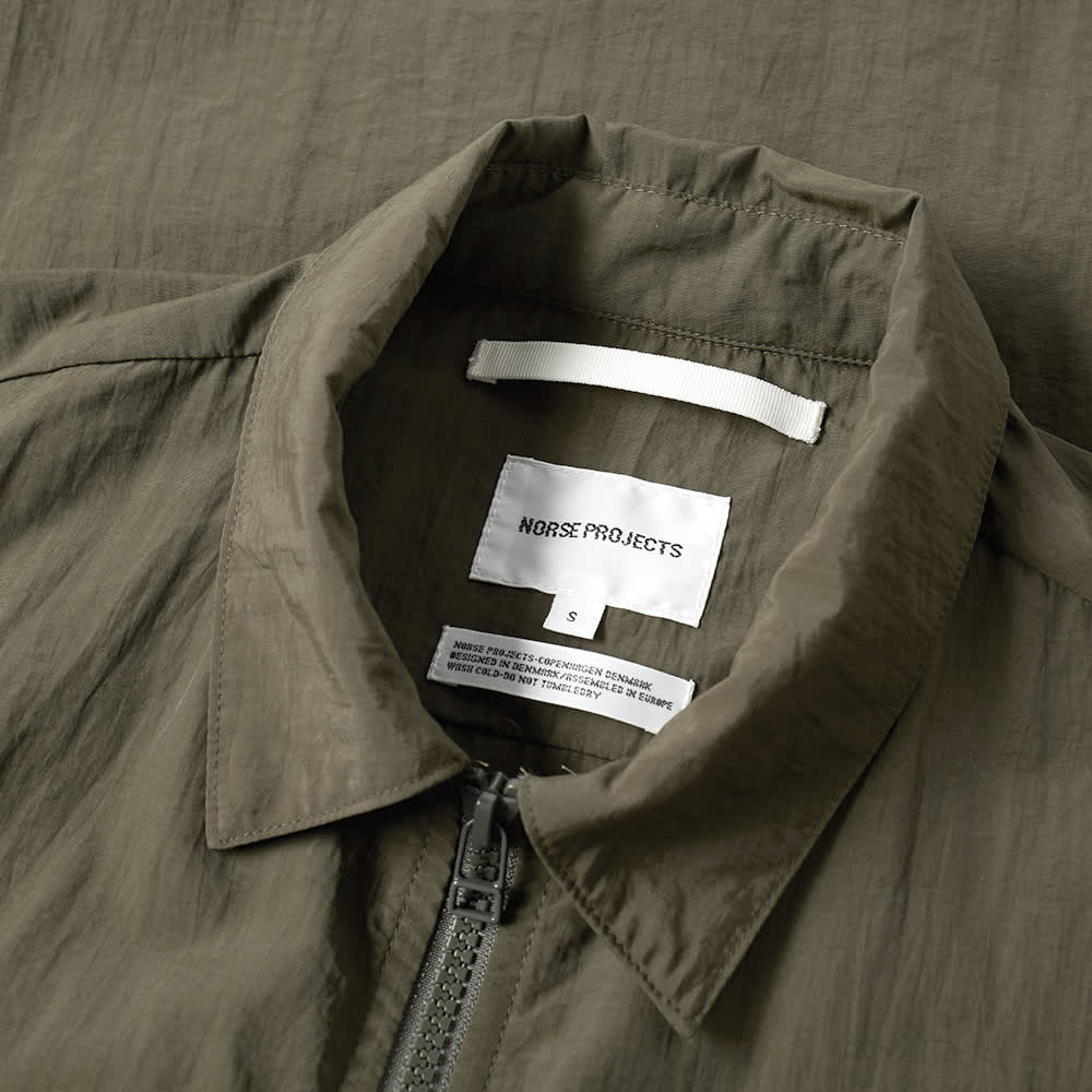 norse projects zip shirt