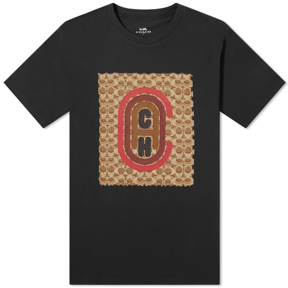 Coach Signature Logo Tee Black END.