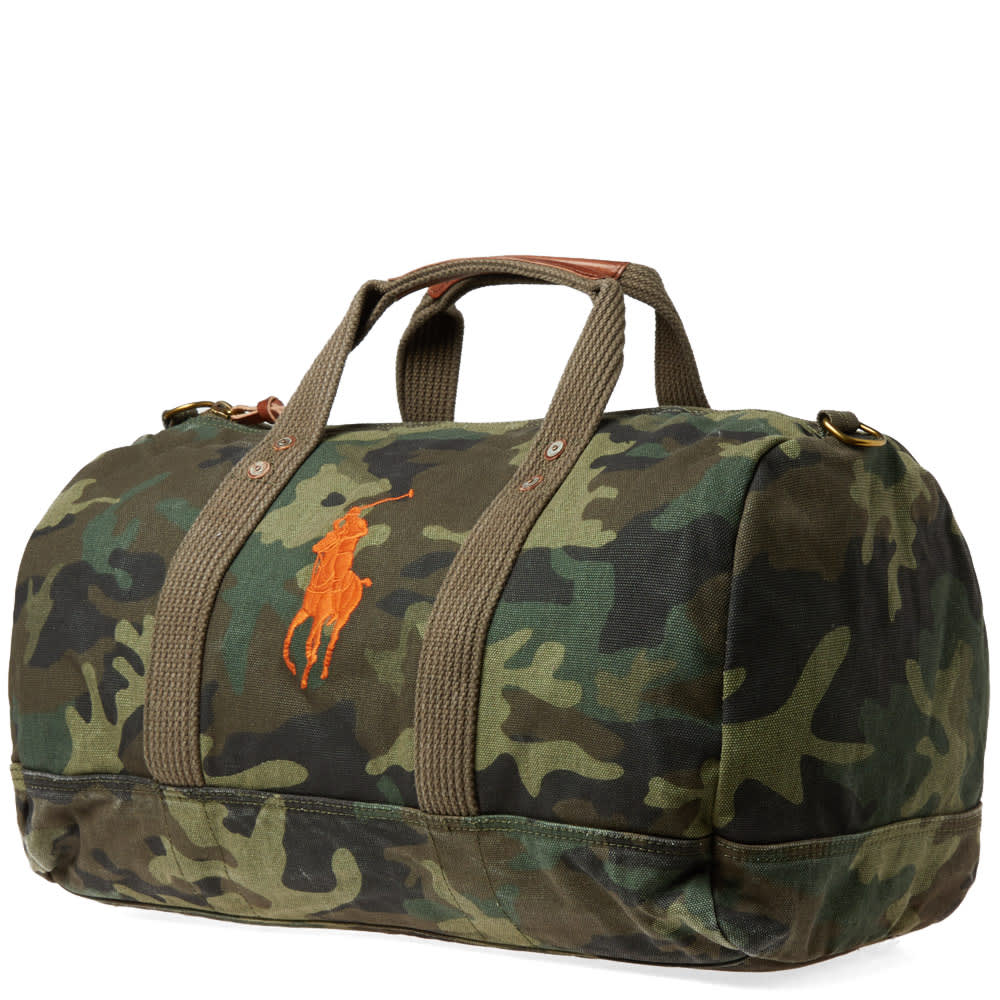 polo camo duffle bag