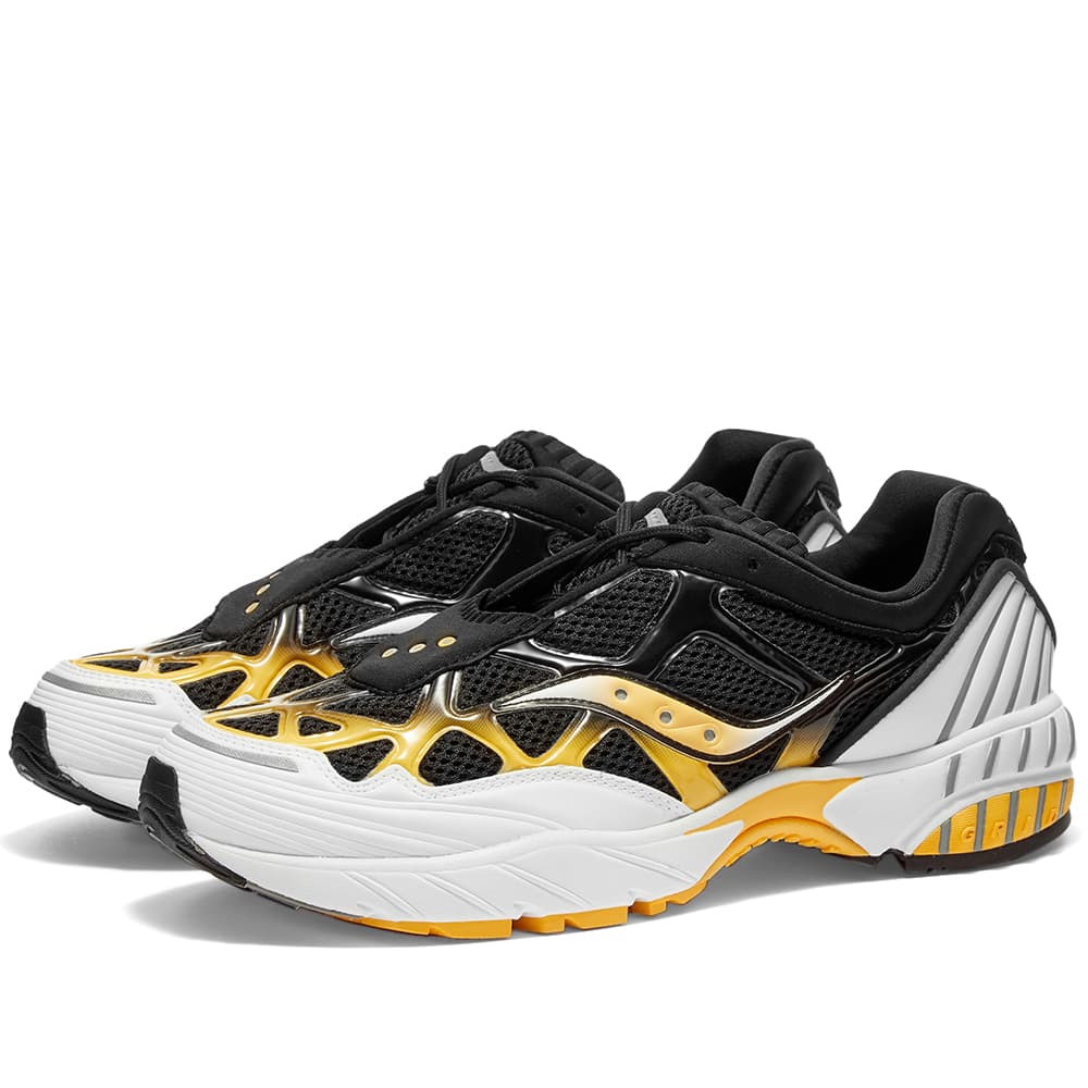 Saucony Grid  White, Black & Yellow END. (RU)